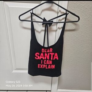 Victoria's secret sexy dear Santa I can explain top
